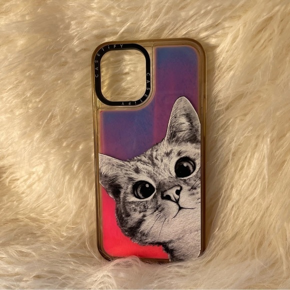 Castify IPhone 12 Pro Max Liquid Pink Blue Sand   Phone Case Cover - Picture 3 of 7